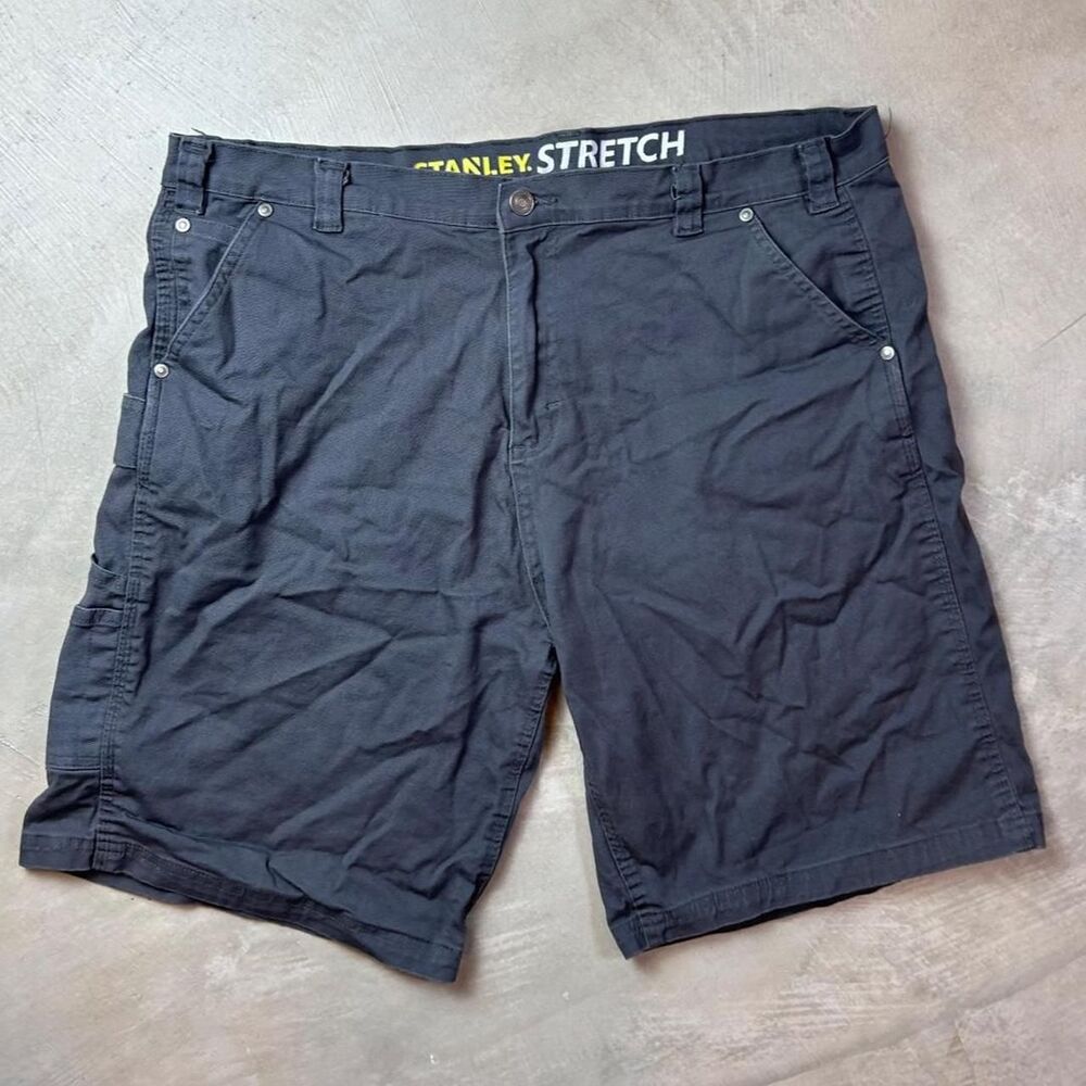 Stanley Men's Black and Grey Shorts